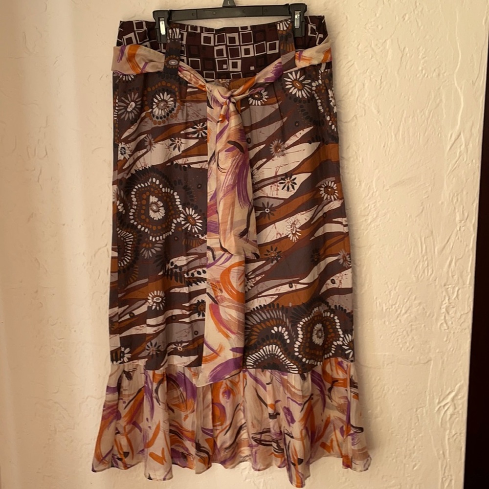 Max & co.  Size 10 cotton & silk skirt.